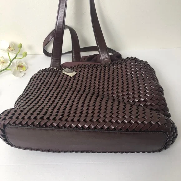Nine West Woven Brown Shoulder Bag - Picture 9 of 12